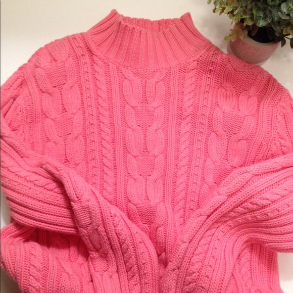Chaps Sweaters - Chaps Pink Sweater